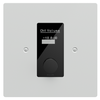 Xilica Solaro Lucia kontrollpanel Hvit 1,5" OLED med touch og rotary switch