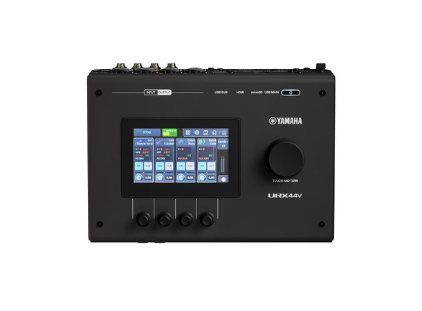 Yamaha URX44V USB-C lydkort 2 farger. 6-inn/4-ut 