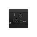Audac NWP320/B Dante™/AES67, 2 x XLR + 3.5 mm jack + BT