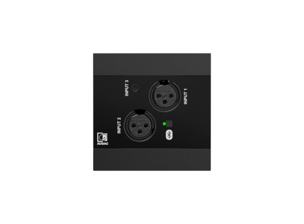 Audac NWP320/B Dante™/AES67, 2 x XLR + 3.5 mm jack + BT 