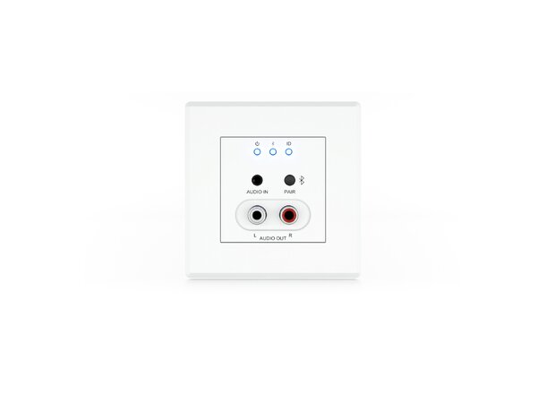 Blustream DA11ABL-WP-EU-V2 Veggpanel m/Dante™, BT, RCA, 3.5mm 