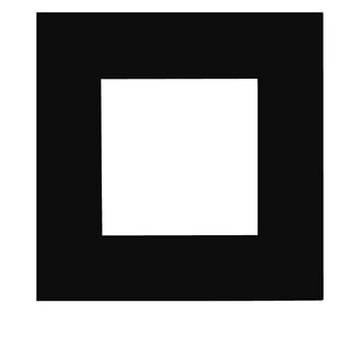 Caymon CF45SI/B Sort Ramme til montering av 45x45mm paneler