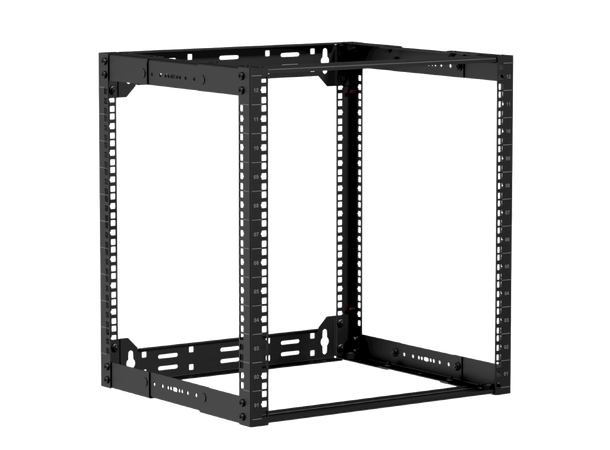 Caymon open frame 19" Rack, for vegg 12 Unit Justerbar dybde 300 - 450mm 