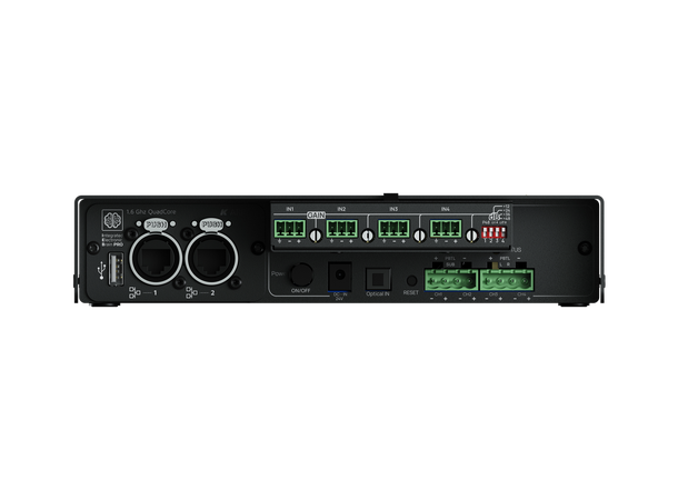 K-Array Kommander KPRA04+ 4x150W (4 Ohm) Forsterker med DSP, Dante™ Ready 