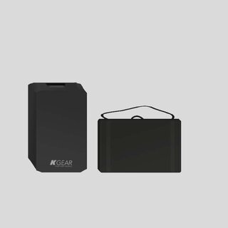 KGEAR GP8A-BAGS Carry bags + cover set for GP8A w/KGear logo Black