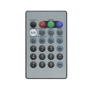 LEDJ IR Remote for Quad Fixtures (RGBW/RGBA/RGBUV)