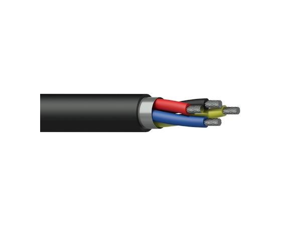 Procab CLS425-CCA 4x2,5mm² 100M Sort kabel CPR Euroclass Cca-s1b,d0,a1 