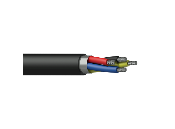 Procab CLS425-CCA 4x2,5mm² 100M Sort kabel CPR Euroclass Cca-s1b,d0,a1