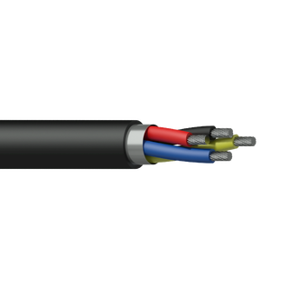 Procab CLS425-CCA 4x2,5mm² 100M Sort kabel CPR Euroclass Cca-s1b,d0,a1