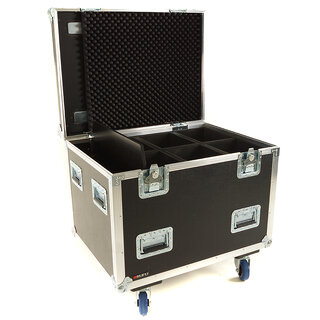 Rufo SnowPar Zoom Quad 12 flight Flightcase m/hjul til 6 stk SnowPar Zoom