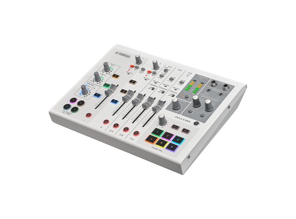 Yamaha AG08 Live Streaming Mixer 8-kanals streamingmikser (Hvit) 