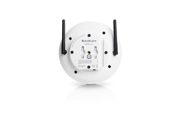 audiopro TX-2 Trådløs sender PoE Hvit Trådløs sender 1,9GHz, Dante, PoE 