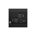 Audac NWP220/B Dante™/AES67, 2 x XLR + BT (4 CH), sort