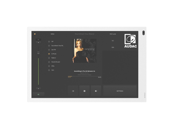 Audac RIVEA-L 10" AUDAC Touch berøringsskjerm,2 farger 