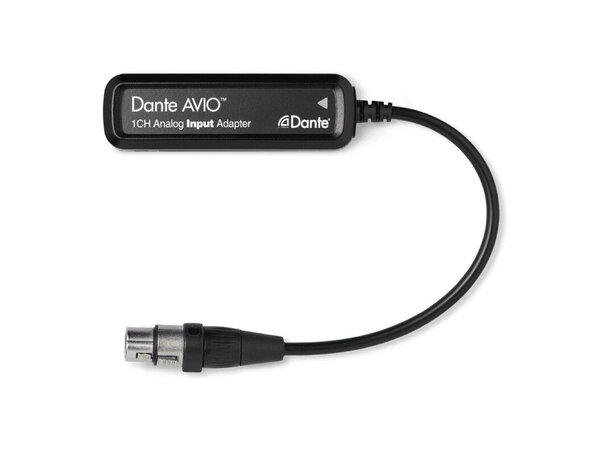 Audinate Dante AVIO 1ch input 1x XLR hun 1 kanals adapter 