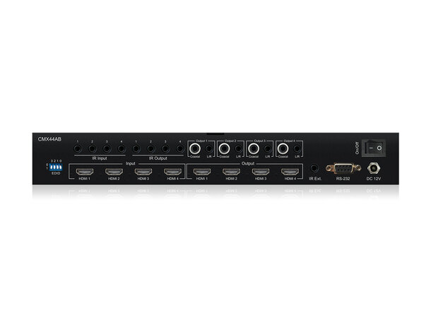 Blustream CMX44AB 4K HDMI switch Audio out 