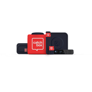 Catchbox PlusPro 4CH Cube+stick+clip Med ladeplater og Dante