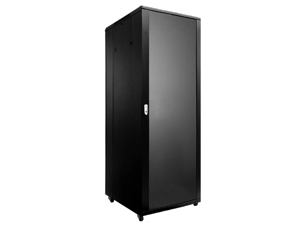 Caymon SPR8842 19" Rack gulv glassdør 42 Unit - 80cm dybde 80x80x205 