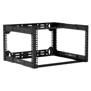 Caymon open frame 19" Rack, for vegg 6 unit Justerbar dybde 300 - 450mm