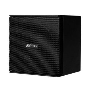 KGEAR GH4 Passive 4" High Performance Stainless Steel Speaker/Mini Array Black