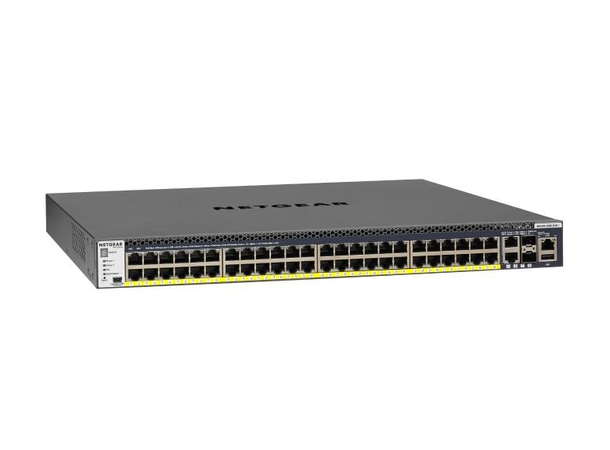 NETGEAR AV Line M4300-52G-PoE+ 48x1G PoE+ 2x10GBASE-T 2xSFP+ (550W PSU) 