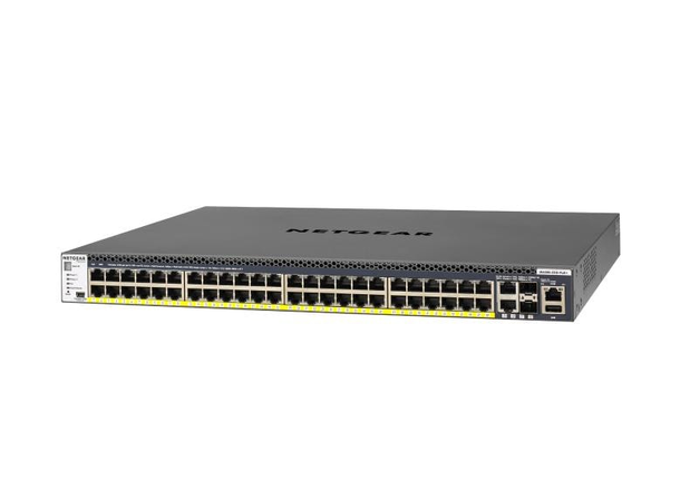 NETGEAR AV Line M4300-52G-PoE+ 48x1G PoE+ 2x10GBASE-T 2xSFP+ (550W PSU) 