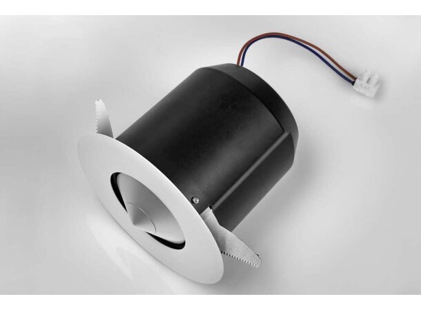 NewTec CONO puro 100V versjon (sort) Passiv høyttaler for innfelling 