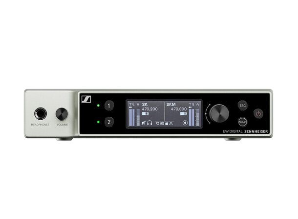 Sennheiser EW-DX EM2 2ch Mottager Dual channel receiver, 1/2-rack, (R1-9) 