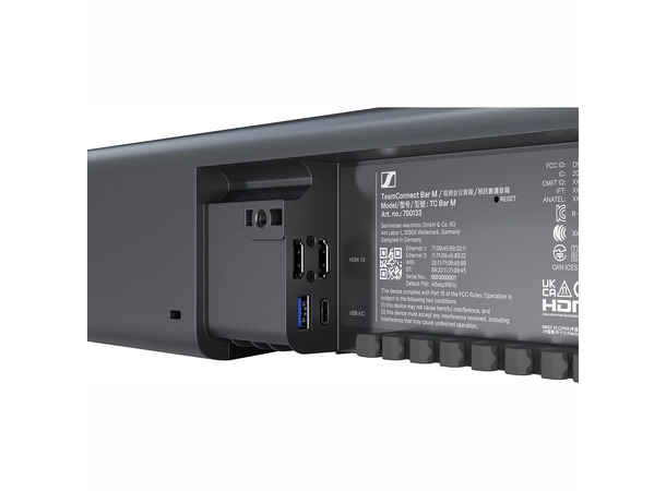 Sennheiser TeamConnect Bar S Kameraplanke for videokonferanse 