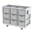 Sixty82 Dolly crate 3x3, grå Dolly crate 136,5x60x110 inc 9 crates