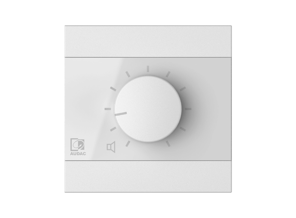 Audac WP200 analog volumkontroll Sort og hvit. 