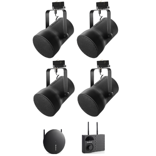 Audiopro 50kvm pakke HVIT 1x Vol-1 + 4x SP-3 + 1x TX-1