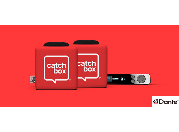 CatchBox Catchbox Plus Pro System 2 cube Dante + Trådløs ladeplater 