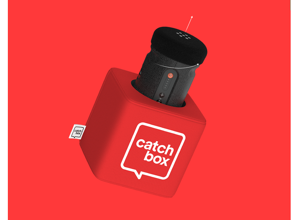 CatchBox PLUS Custom Logo/Farge Trådløs Mikrofon ink trådløs lader 