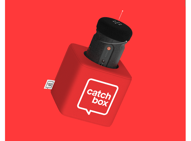 CatchBox Plus Custom 1x cube Valgfri farge og logo. Ladeplate og kube 
