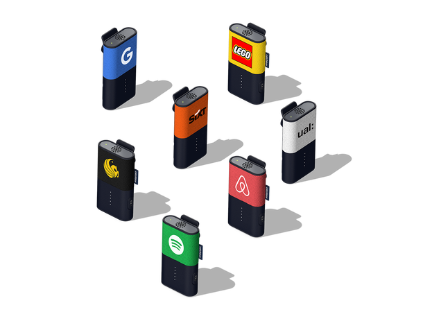 CatchBox Plus Pro Custom 1x Cube 1x Clip Dante, valgfri farge og trådløse ladere 