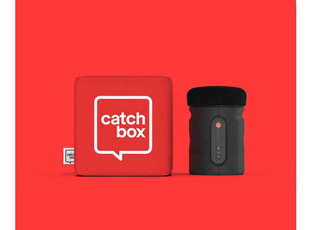 Catchbox Plus Custom 1x cube Valgfri farge og logo. Ladeplate og kube 