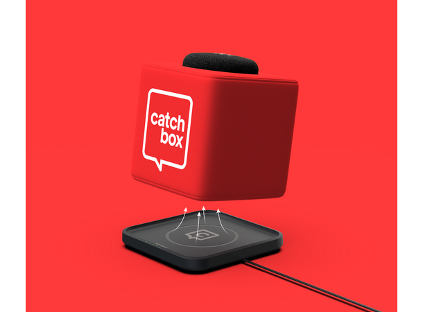 Catchbox Plus Custom 1x cube Valgfri farge og logo. Ladeplate og kube 