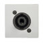 Caymon CP45SPES, Speakon Panel, Hvit Tilkoblingspanel for Speakon 45*45mm