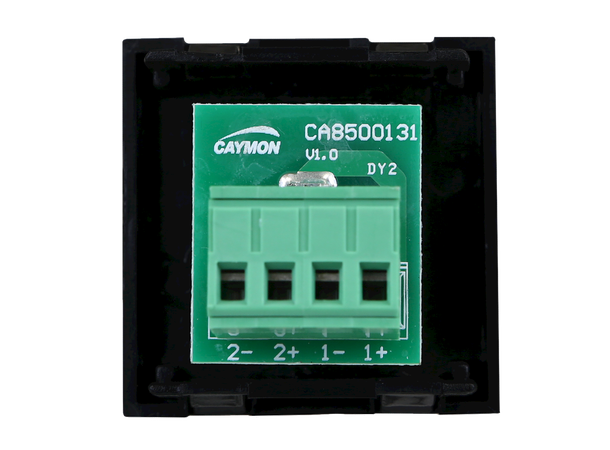 Caymon CP45SPES, Speakon Panel, Hvit Tilkoblingspanel for Speakon 45*45mm 