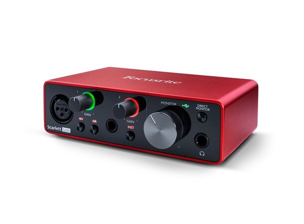Focusrite Scarlett Solo G4 USB lydkort 2 inn/2ut 