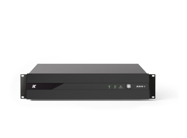 K-Array Kommander KA14 I 4x 600W (2 Ohm) Forsterker med DSP, Dante™ Ready 