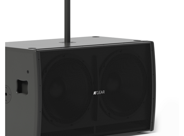 KGEAR GS218A Aktiv Subwoofer 2x 18" 4x750w forsterker 