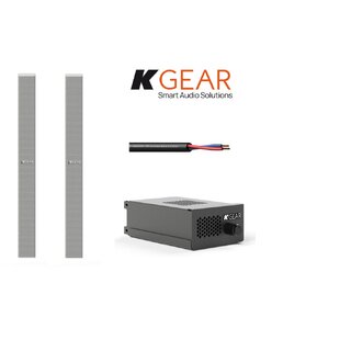 KGEAR M&#248;teromspakke 1 Hvit 1x GA201 2 x GF22 1 x PRA522 3m