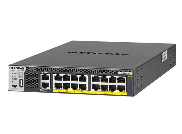 NETGEAR AV Line M4300-16X POE+ 16x Multi-Gig, PoE+ 299W Managed Switch 