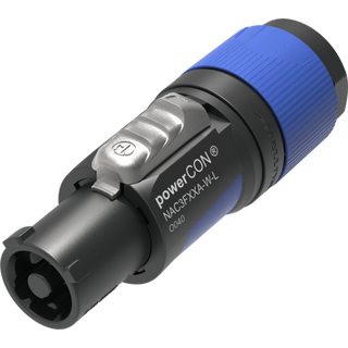 Neutrik NAC3FXXA-W powerCON, power IN 6-12mm eller 10-16mm kabeltykkelse. 20A
