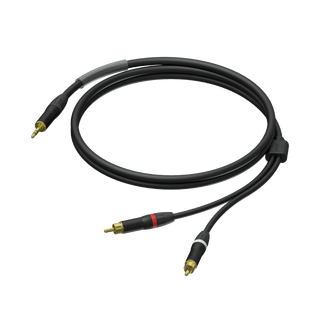 PRA711 2xRCA til minijack 3m Prime series  2xRCA til 3,5mm minijack