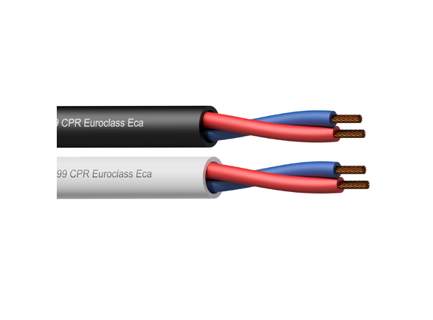Procab BLS215-ECA 2x1.5mm² Høyttalerkabel, 2 lengder og 2 farger 