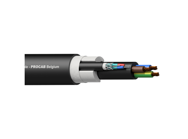 Procab PAC151 Hybrid Signal+Power 300m Signal 2x0.22mm² & power 3x1,5mm² 