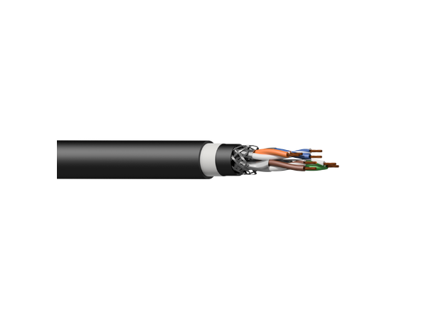 Procab PCT60SF/1 CAT6A S/FTP kabel 100m CAT6A - S/FTP - flex 0.22 mm² - 24 AWG 